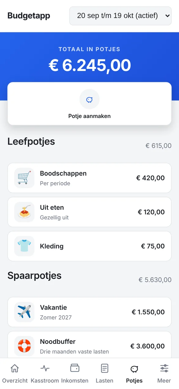 Screenshot 4 van Budgetapp