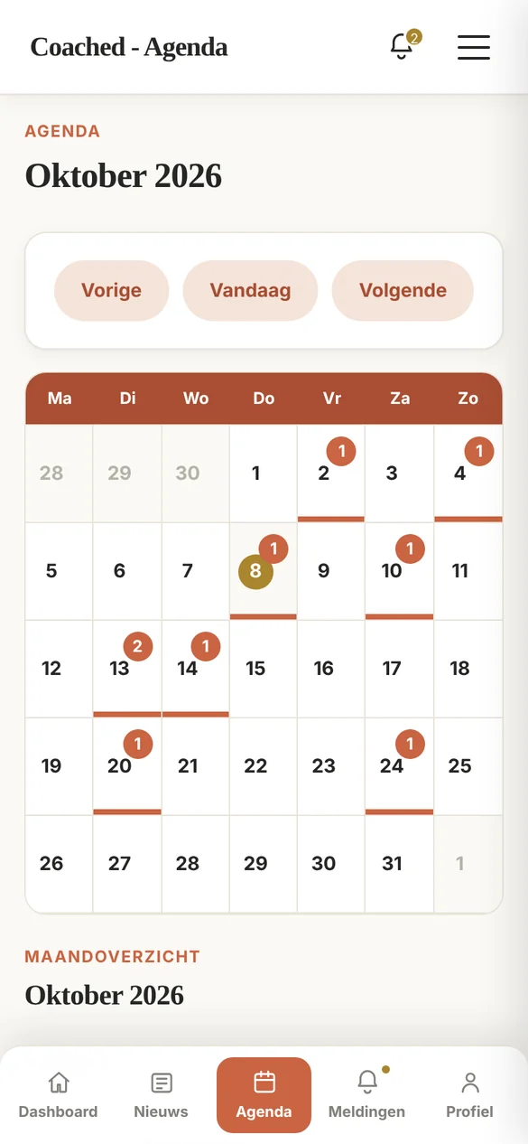 Screenshot 3 van Coached